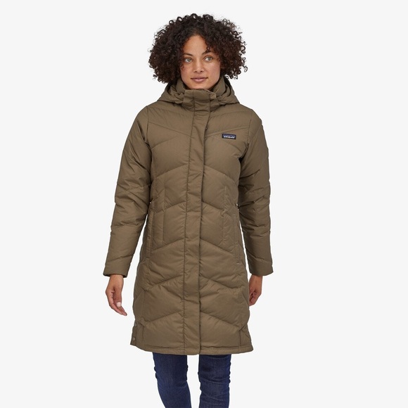 Patagonia Women’s Down With It Parka Brown - Picture 2 of 14